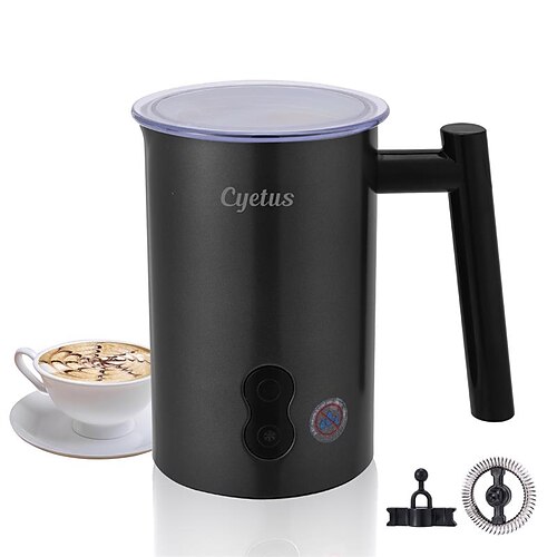 

cyetus melkeskummer og steamer mf03 4 i 1 automatisk melkeskum for varm og kald melk varm sjokolade latte og cappuccino