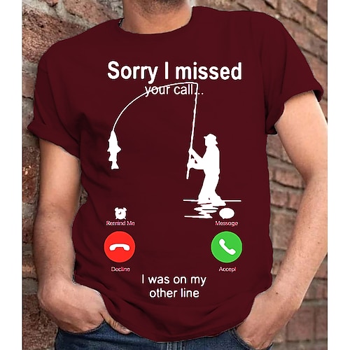 Sorry I Missed Your Call Was On My Other Line Mens 3D Shirt For
