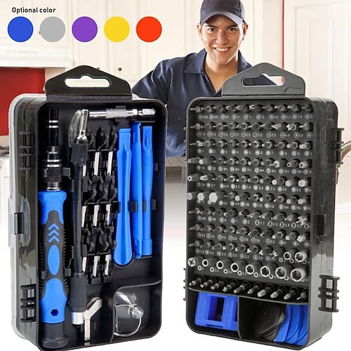 

138 in 1 Screwdriver Set Mini Precision Screwdriver Multi Computer PC Mobile Phone Device Repair INSULATED Hand Home Tools