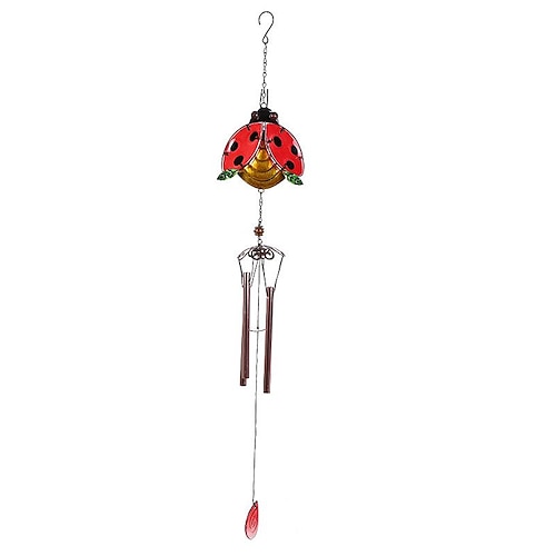 

Transfrontalier nouveau carillon éolien en métal abeille coléoptère verre peint artisanat fer art peint peinture en aérosol ornements suspendus spot