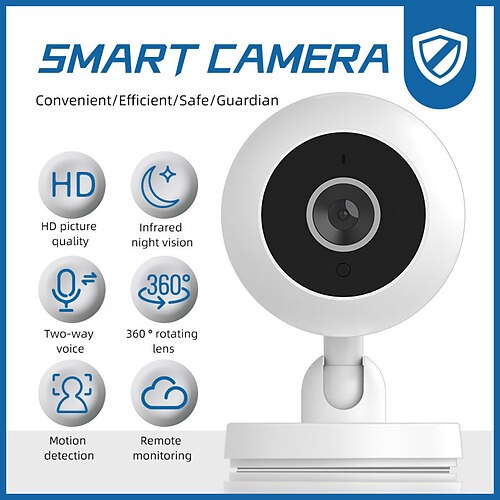 

Caméra ip de vision nocturne sans fil wifi webcam intérieure protection de sécurité à domicile intelligente caméra de surveillance vidéo moniteur bébé webcam