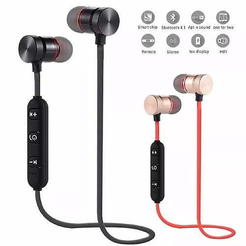 

kabelloses binaurales Stereo-Sport-Bluetooth-Headset Ohr hängend läuft super lange Standby-Magnetsaugkopf Hals hängender Hals