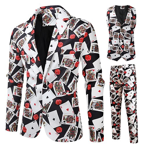 

Bianco Uomo Lino Abiti Set 3 pezzi Con stampa Taglio standard Monopetto - 1 bottone 2023