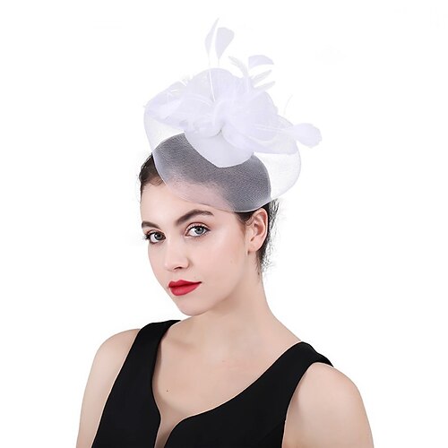 

fascinators Tulle Matrimonio Kentucky Derby Matrimonio Nuziale Con Piume Copricapo Copricapo