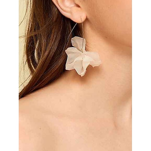 

Mujer Pendientes Moda Exterior Floral Arete