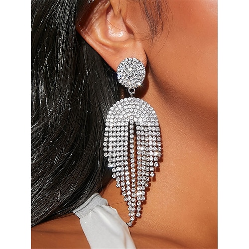 

Femme Boucles d'oreille Mode Extérieur Couleur monochrome Boucle d'oreille