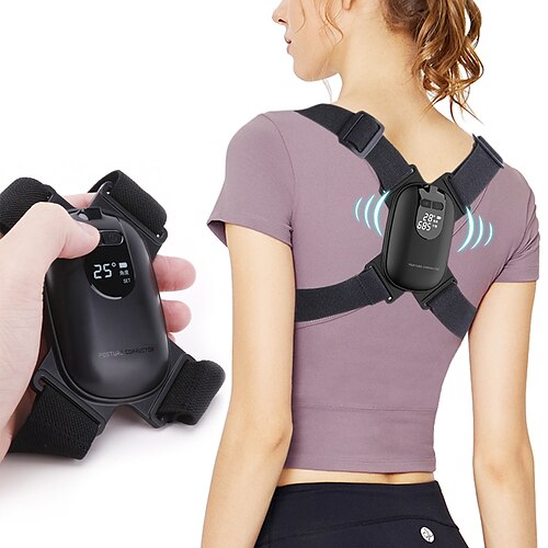 

smart posture corrector usynlig korreksjon belte påminnelse voksent barn sittende holdning pukkelrygg smart sensor ortose ny