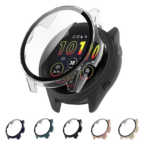

[11Pacote] Estojo de relógio com protetor de tela Compatível com Garmin Precursor 265 / Precursor 265S Resistente a riscos Á Prova-de-Pó Cobertura Completa do Pára-choques TPU / PC Assista Cobertura