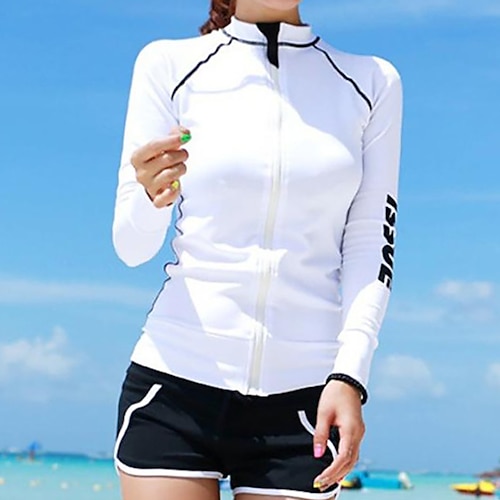 Women's Rash Guard Swim Shirt UPF50+ Breathable Lightweight Long