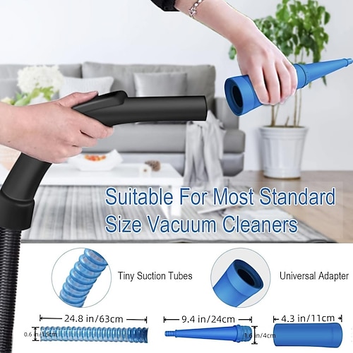 1pc Dryer Vent Cleaner Accessory, Vacuum Hose Attachment, Dryer