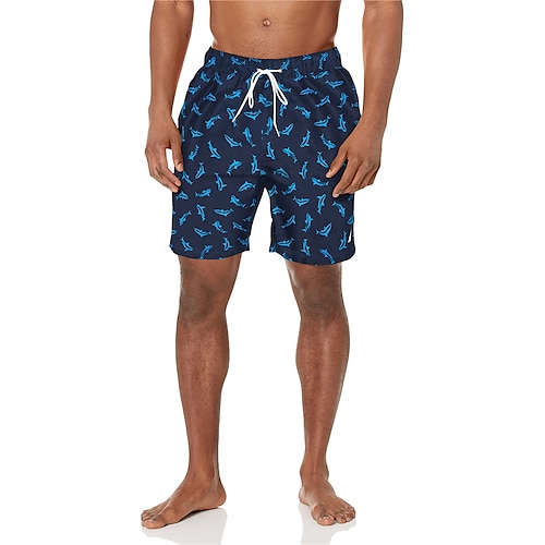 

Herre Surfeshorts Badeshorts Snorer med mesh fôr Elastisk midje Dyr Hai Grafiske trykk Hurtigtørkende Kort Avslappet Daglig Ferie Hawaiisk Bohem Rosa Navyblå Mikroelastisk