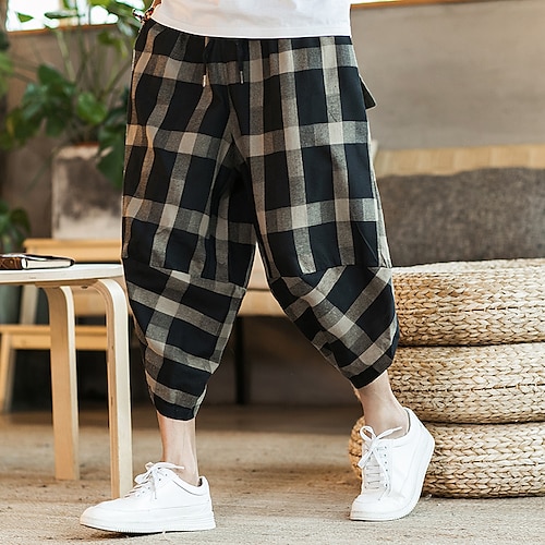 

Herre Sommer shorts Strandshorts Capri bukser Ret Lomme Elastisk Talje Ternet Komfort Åndbart Ankel-længde Sport & Udendørs Daglig Stilfuld Afslappet Sort Mikroelastisk