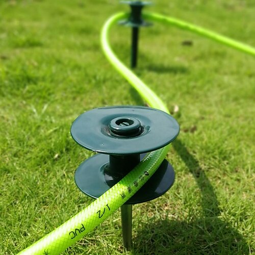 

Garden Hose Guide Spike Waterproof Outdoor Heavy Duty Zinc Alloy Agriculture