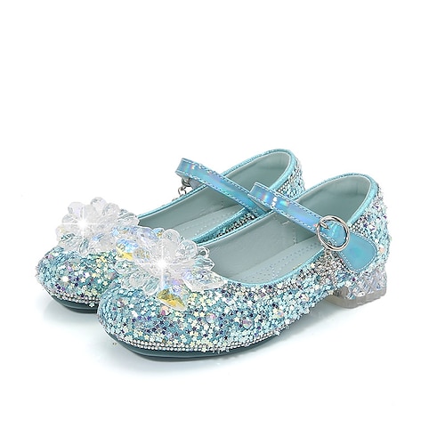 

Fille Chaussures à Talons du quotidien Chaussures de Demoiselle d'Honneur Fille Chaussures de princesse Chaussures d'école Gomme Paillette Portable Absorption des chocs Respirabilité Chaussures de