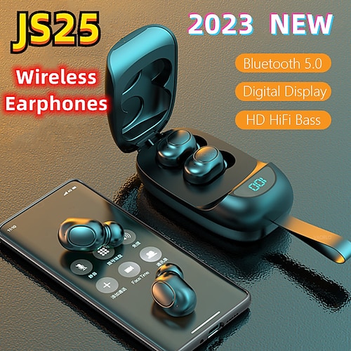 

2023 nouveaux écouteurs sans fil affichage numérique hd musique stéréo avec microphone pour smartphones bluetooth 5.0 casque de sport