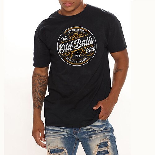 

t shirt tee grafica divertente misto cotone 32s magliette lettera stampe grafiche girocollo nero blu verde rosso albicocca casual tutti i giorni manica corta stampa abbigliamento abbigliamento sport