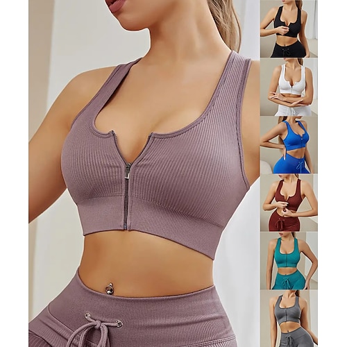 High Impact Sports Bras for Women Running High Support Yoga Gym
