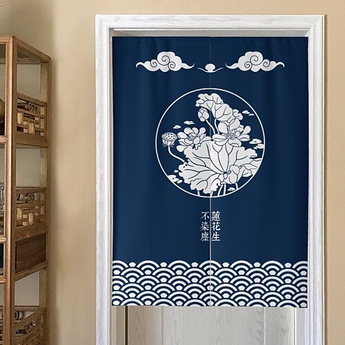 

cuisine porte rideau partition rideau style chinois coton toile de lin art chambre salon abri rideau ménage vent rideau