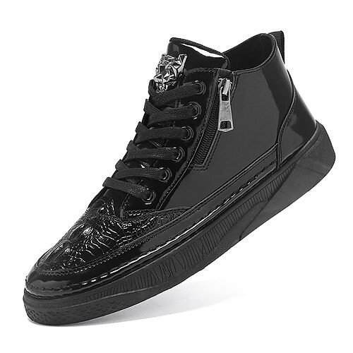 

Homme Basket Chaussures à carreaux de style britannique Chaussures de confort Décontractées Britanique Preppy du quotidien Polyuréthane Gris noir Noir Eté Printemps