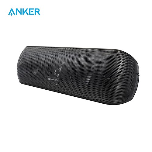 

anker soundcore motion alto-falante bluetooth com áudio de alta resolução de 30 w, graves e agudos estendidos, aplicativo, equalizador personalizado, 12 horas de reprodução, à prova d'água,