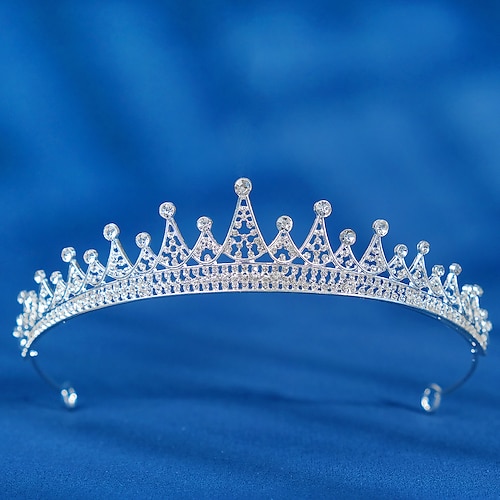 

Crown Tiaras Pandebånd Hovedstykke Rhinsten Legering Bryllup Fest / aften Retrorød Sød Med Krystal / Rhinsten Kombination Medaljon Hovedbeklædning