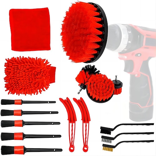 Bathroom Drill Brush Attachment Set Power Scrubber Cleaning Tools