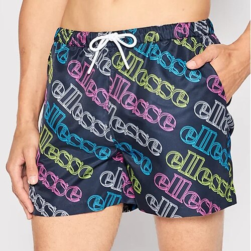 

Per uomo Boxer da surf Pantaloncini da mare Boxer da mare Pantaloncini estivi Pantaloncini da spiaggia A cordoncino con fodera in rete Vita elastica Alfabetico Stampe astratte Asciugatura rapida Breve