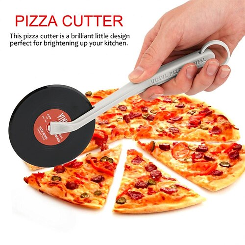 

vinile pizza disco in vinile coltello pizza cucina creativa gadget pratici