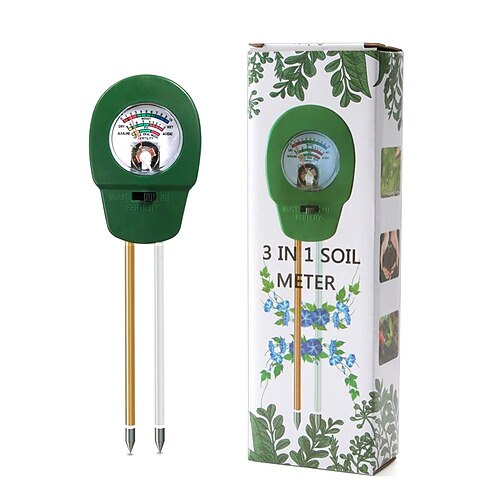  Soil Moisture Meter 3 in 1 Moisture/Fertility/pH