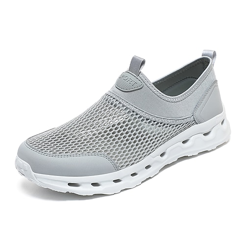 

Per uomo Scarpe Mocassini e Slip-Ons Taglie forti Informale Giornaliero Footing Retato Traspirante Nero Grigio chiaro Estate