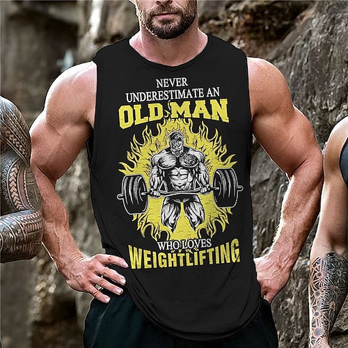 

Per uomo Panciotto Maglietta senza maniche da uomo Pop art Cartoni animati Divertente Girocollo Abbigliamento Stampa 3D Giornaliero Sport Senza maniche Stampa Di tendenza Originale Muscolo