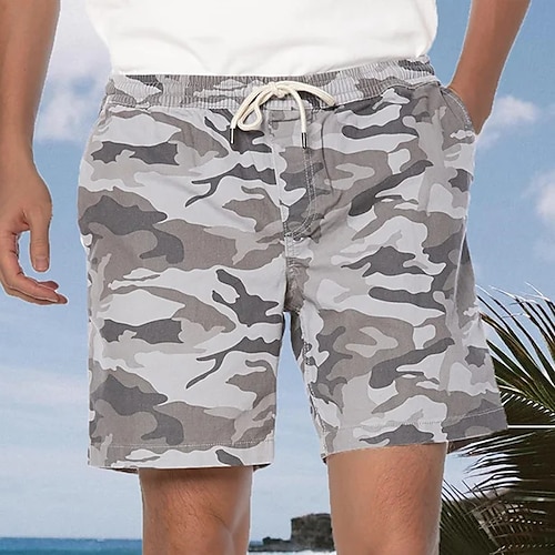 

Per uomo Boxer da surf Pantaloncini da mare Boxer da mare Pantaloncini estivi Pantaloncini da spiaggia A cordoncino con fodera in rete Vita elastica Mimetico Stampe astratte Asciugatura rapida Breve