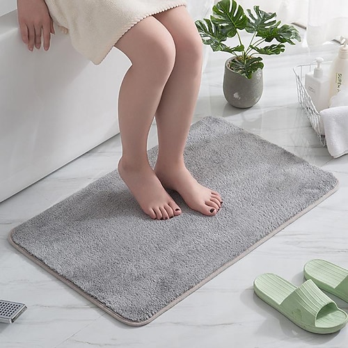 

Bathroom Water-Absorbing Memory Cotton Non-Slip Mats Bathroom Doorway Mats Bedroom Carpet Door mats Home Living Room into The Door Foot Mats