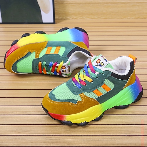 Sneaker Shoes Flagship Chunky Trainer In Multi Colour Women's
