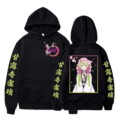 

Demon Slayer: Kimetsu no Yaiba Kanroji Mitsuri Felpa con cappuccio Manga Tasca frontale Grafica Felpa con cappuccio Per Per uomo Per donna Unisex Per adulto Stampa a caldo 100% poliestere Casual