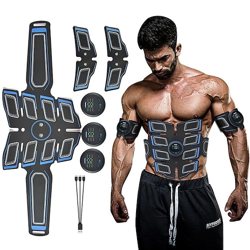 ABS StimulatorAb MachineAbdominal Toning Belt Workout Portable