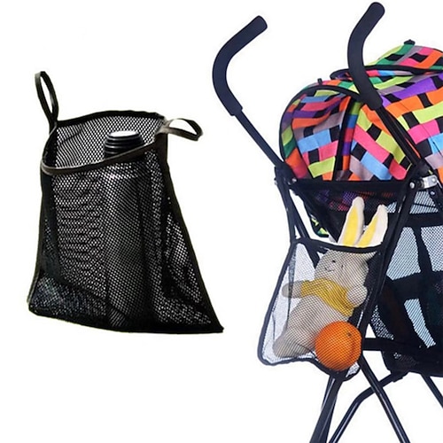 

barnevogn bag hengende nett store vesker bærbar baby paraply oppbevaringspose lomme koppholder arrangør universal nyttig tilbehør