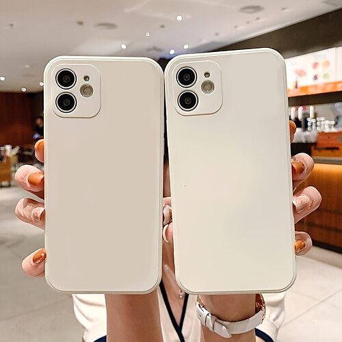 

teléfono Funda Para Apple Funda Trasera Funda de silicona líquida iPhone 14 Pro Max Plus 13 12 11 Mini X XR XS 8 7 Congelada Antipolvo Forro de microfibra suave. Color sólido Textil Gel de Sílice