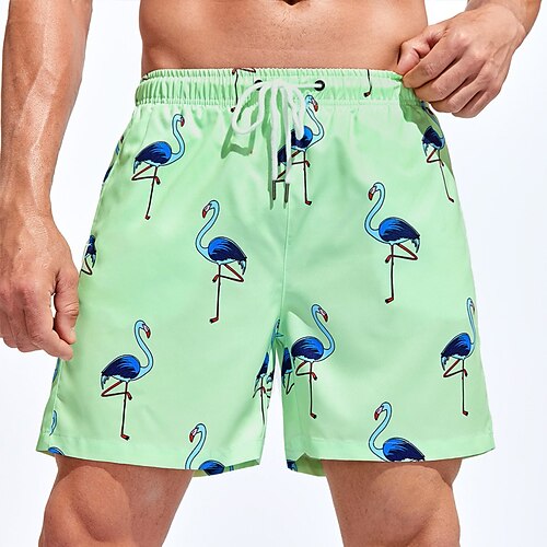 

Per uomo Boxer da surf Pantaloncini da mare Boxer da mare Pantaloncini estivi Pantaloncini da spiaggia A cordoncino con fodera in rete Vita elastica Animali Stampe astratte Asciugatura rapida Breve