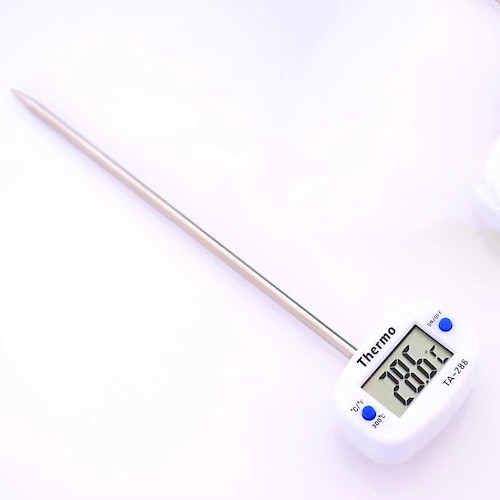 Meat Food Candy Thermometer, Probe Instant Read Thermometer, Digital  Cooking Kitchen Bbq Grill Thermometer With Long Probe For Liquids Pork Milk  Yogurt Deep Fry Roast Baking Temperature - Temu