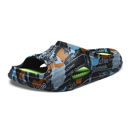 

Per uomo Scarpe Sandali Pantofole e infradito Retrò Penny Loafers Informale Giornaliero Footing Tessuto elastico Traspirante Nero Bianco Cachi Estate Primavera