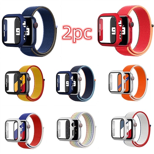 

2 por Pacote Compatível com Pulseira Apple Watch 38mm 40mm 41mm 42mm 44mm 45 mm Magro Fino Elástico Ajustável Tecido pulseira de substituição para Série iwatch Ultra 8 7 6 5 4 3 2 1 SE