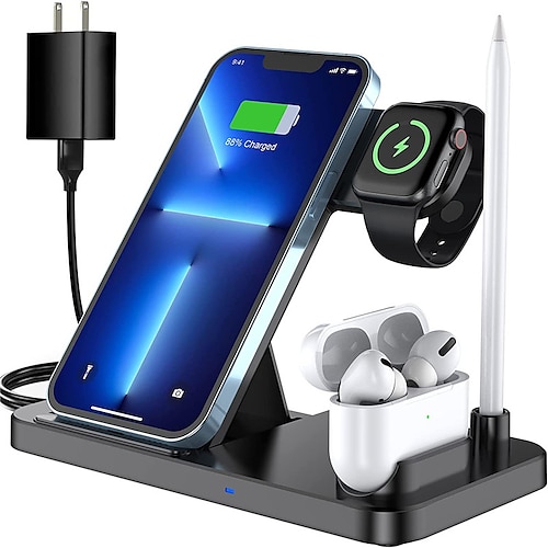 

w30 faltbares kabelloses Ladegerät 4-in-1 Apple Watch Wireless Charge