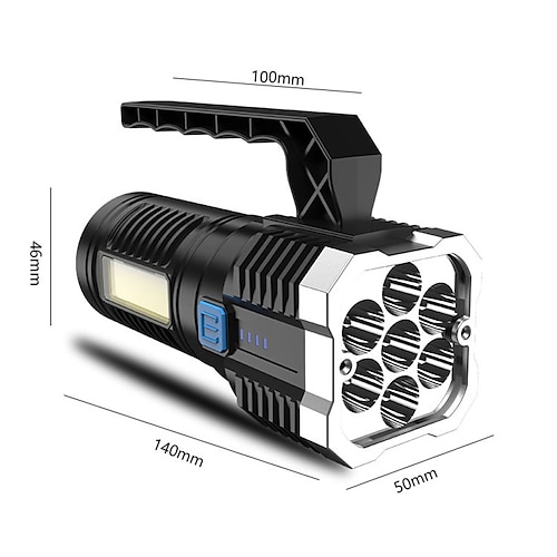 

LED Lommelygter Led Lys Lommelykt Kropp LED emittere med batteri og USB-kabel Camping / fotturer / grotting Dagligdags Brug Sykling USB Hvit Lyskilde Farge Svart