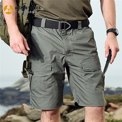 

Per uomo Pantaloncini modello cargo Mimetico Esterno Ripstop Traspirante Comodo Resistenza all'usura Pantaloncini / Cosciali Pantaloni Grigio scuro Nero Caccia Pesca Scalate S M L XL XXL