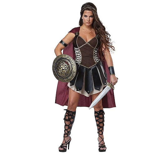 

kvinders sparta kostume oldgræsk rom kostume vintage cosplay halloween nederdel halloween