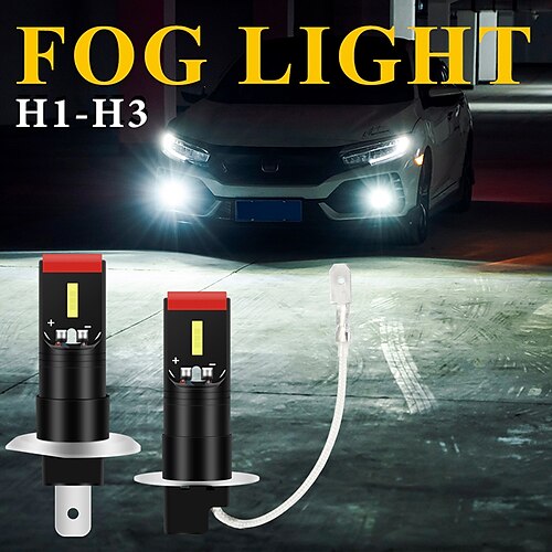 

2 stücke auto led lampe nebelscheinwerfer h1 h3 fahren fahrlicht 12 v weiß gelb nebelscheinwerfer fahren drl auto lampe