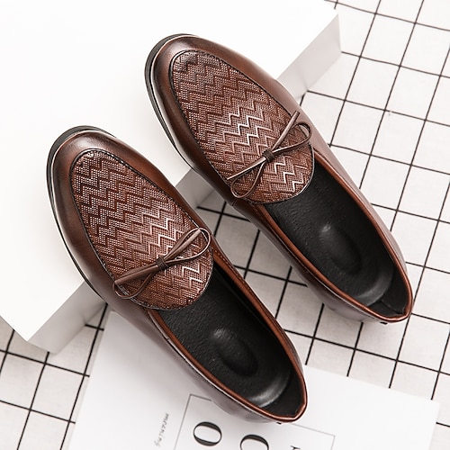 

Homme Mocassins et Slip On Mocassins de confort Décontractées Athlétique Polyuréthane Respirable Noir Marron Automne