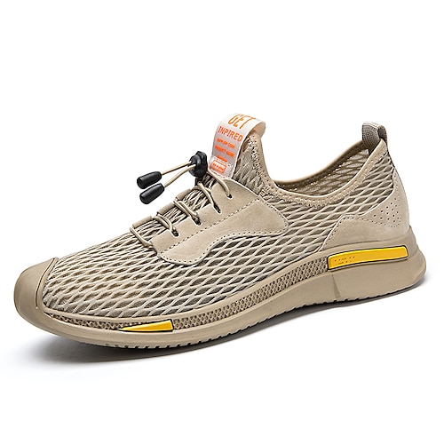 

Per uomo Scarpe Oxford Retrò Penny Loafers Informale Giornaliero Footing Tessuto elastico Traspirante Nero Marrone Estate Primavera