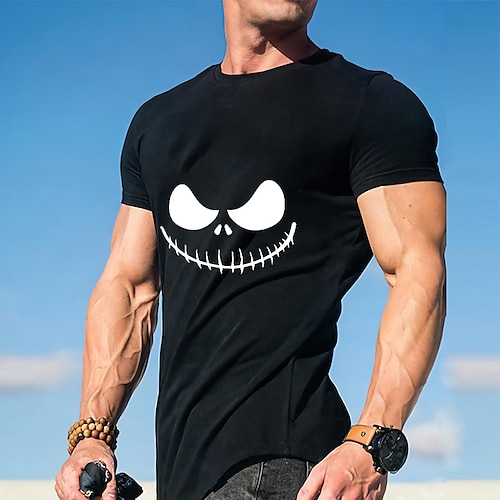 

Per uomo maglietta Magliette grafiche Camicia fresca Cartoni animati Stampe astratte Di tendenza Girocollo Stampa a caldo Strada Da mare Maniche corte Stampa Abbigliamento 32S Originale Essenziale